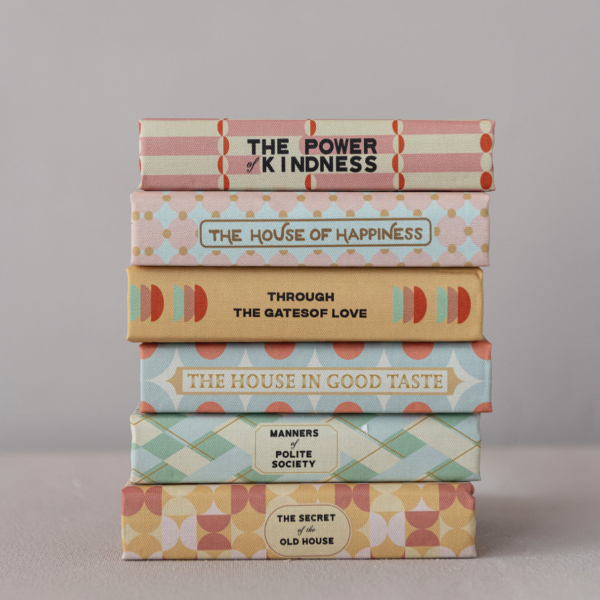 Mid-Century Retro Storage Book Boxes