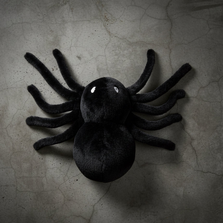 Faux Fur Spider Shaped Pillow