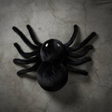 Faux Fur Spider Shaped Pillow