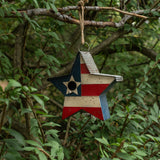 Patriotic Star Hanging Birdhouse