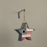 Patriotic Star Hanging Birdhouse