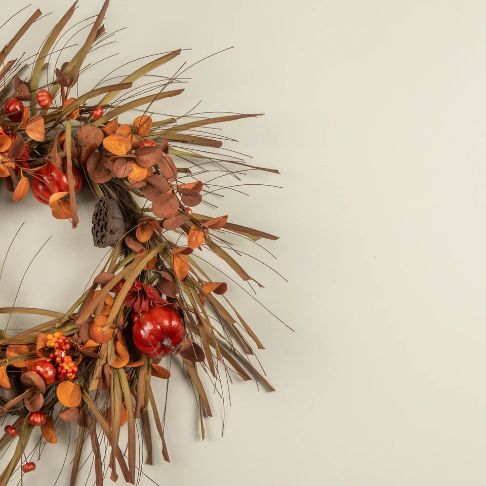 Mixed Harvest Fall Wreath