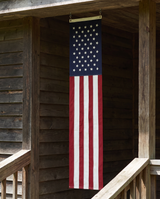 American Flag Hanging Banner with Grommets