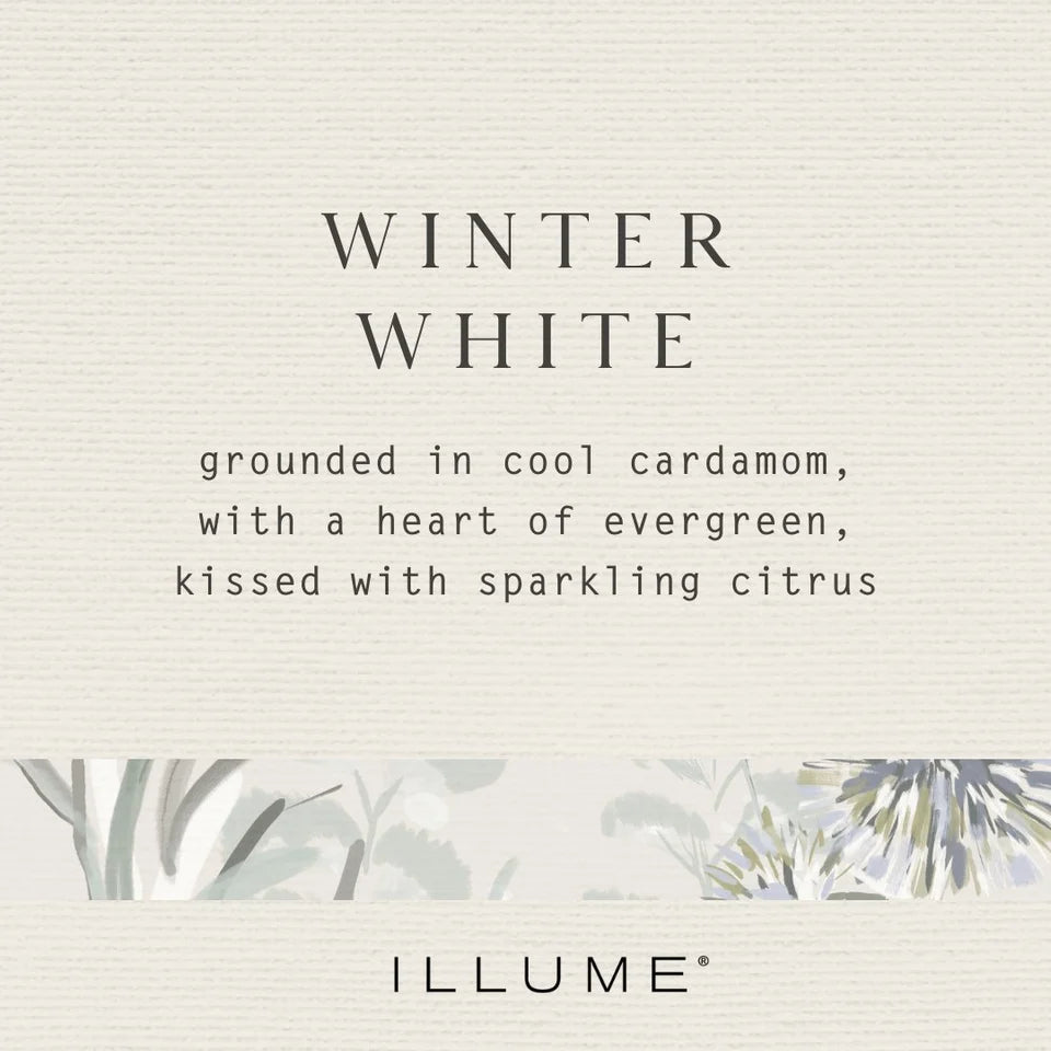 Winter White Mercury Ornament Candle
