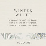 Winter White Mercury Ornament Candle