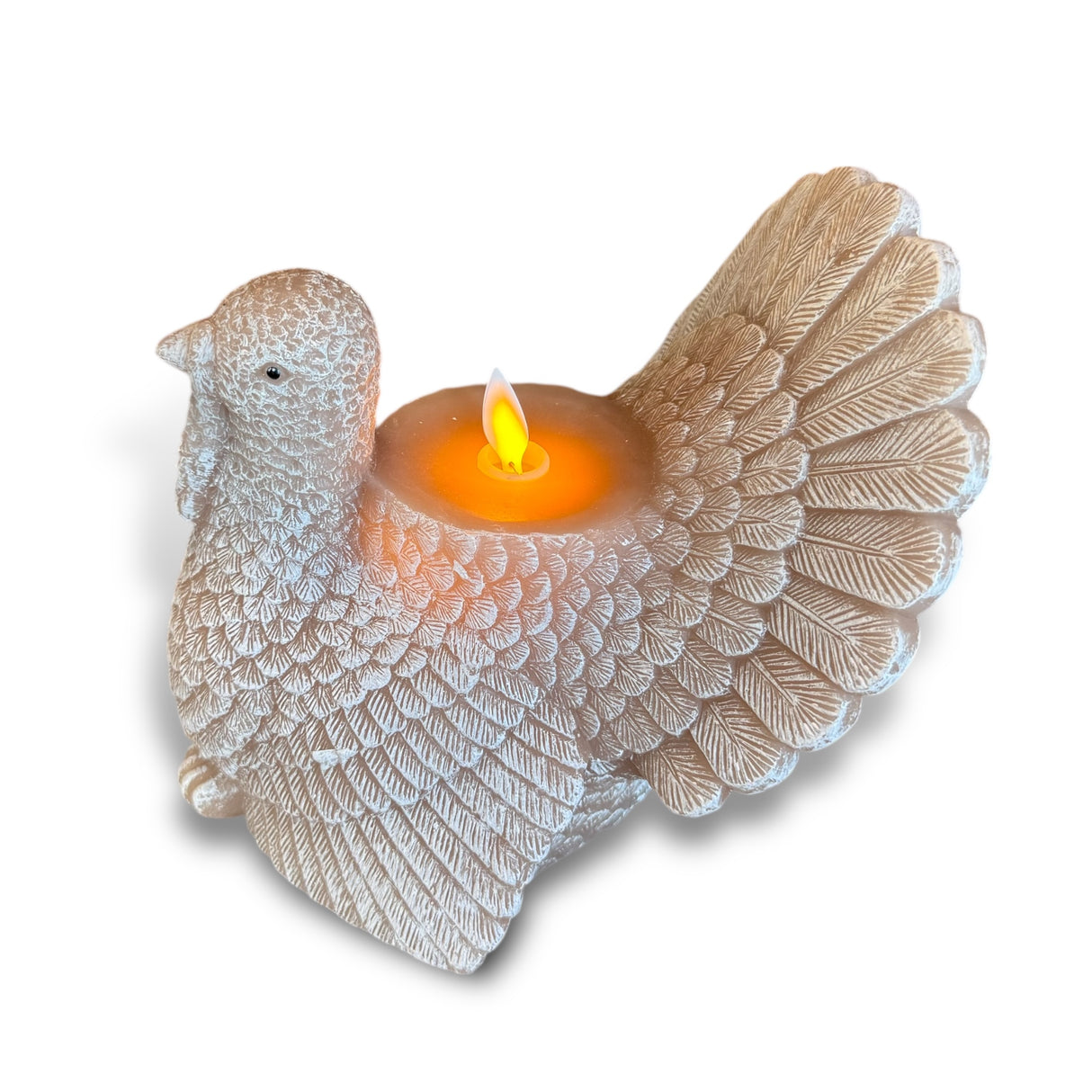 Turkey Shaped Moving Flame LED Wax Candle