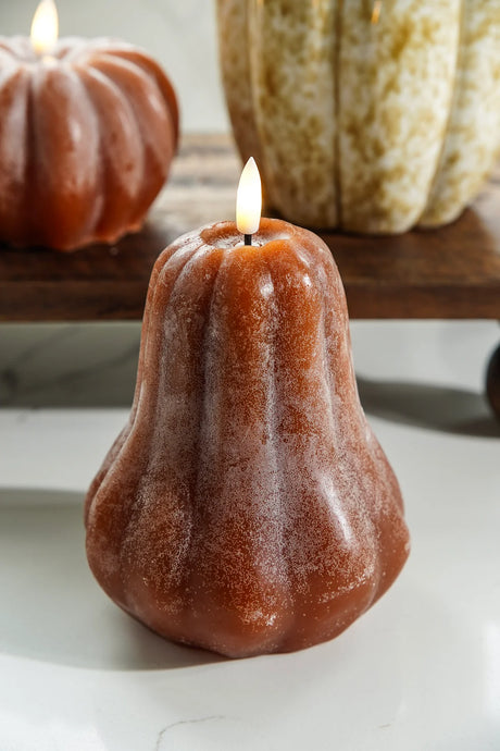 Gourd LED Flameless Wax Candle