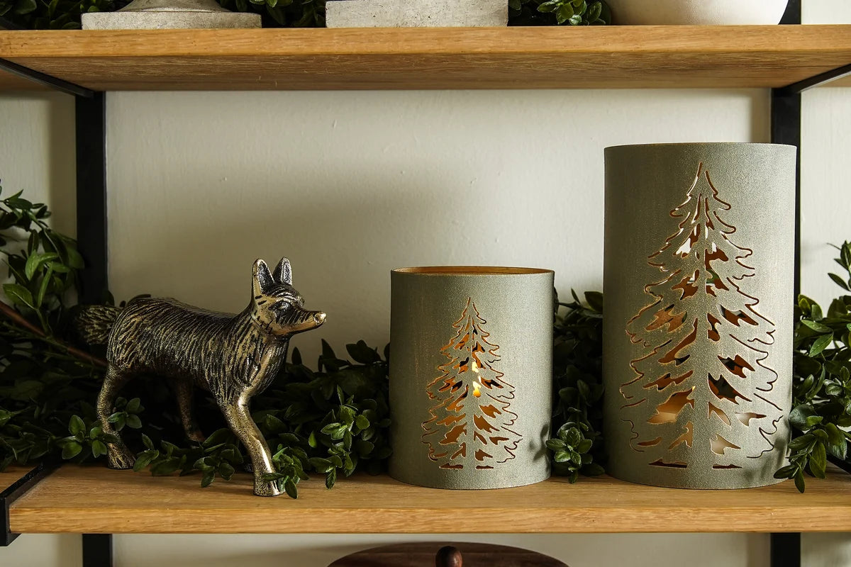 Gold Aluminum Fox Figurine