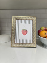 Framed Strawberry Botanical Wall Art