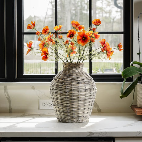 Handwoven Wicker Willow Vase