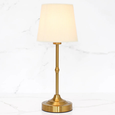 Rechargeable Touch-Control Gold LED Lamp