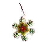 Felt Heart Snowflake & Star Ornaments