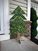 Recycled Wood Trees with Stands