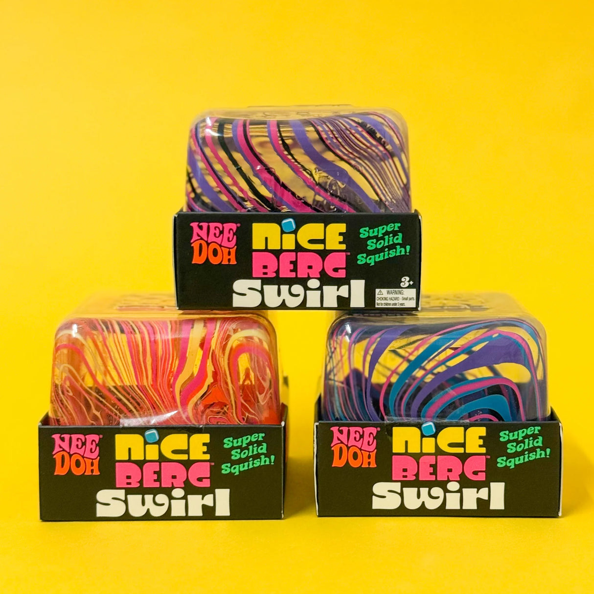 NeeDoh Nice Berg Swirl Sensory Cube