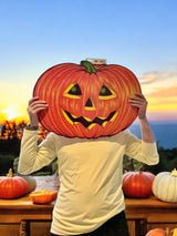 Beistle pumpkin jack-o-lantern cardboard cutout