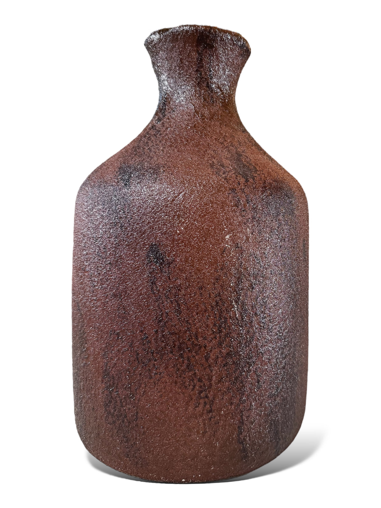 Clay Rust Tone Bottle Vase