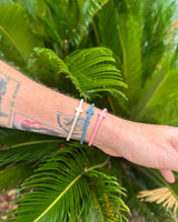 Cotton & Coral Infinity Cross Silicone Bracelet Set