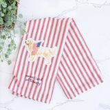 Americana Patch Cotton Hand Towel