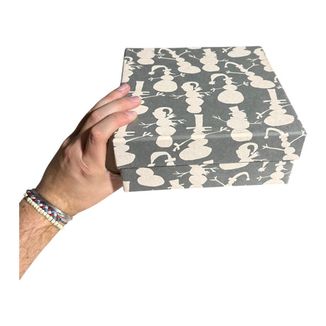 Handmade Holiday Square Gift Boxes | 5 Sizes