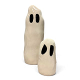 Ceramic Ghost with Cutout Eyes