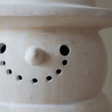 White Terracotta Snowman Figurine | 2 Sizes
