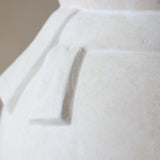 White Terracotta Snowman Figurine | 2 Sizes