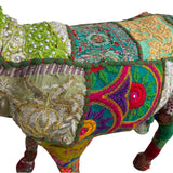 Kantha Patchwork Reindeer Figurine