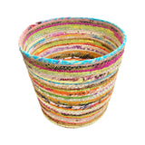 Handmade Woven Kantha Round Basket