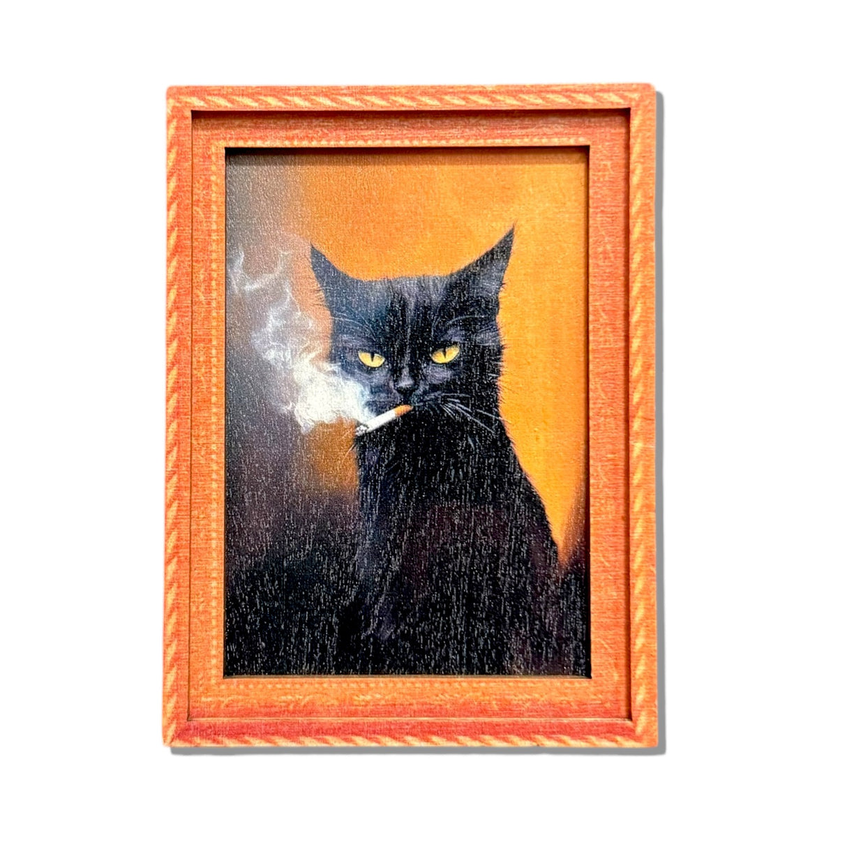 Smoking Cigarette Cat Fridge Magnet