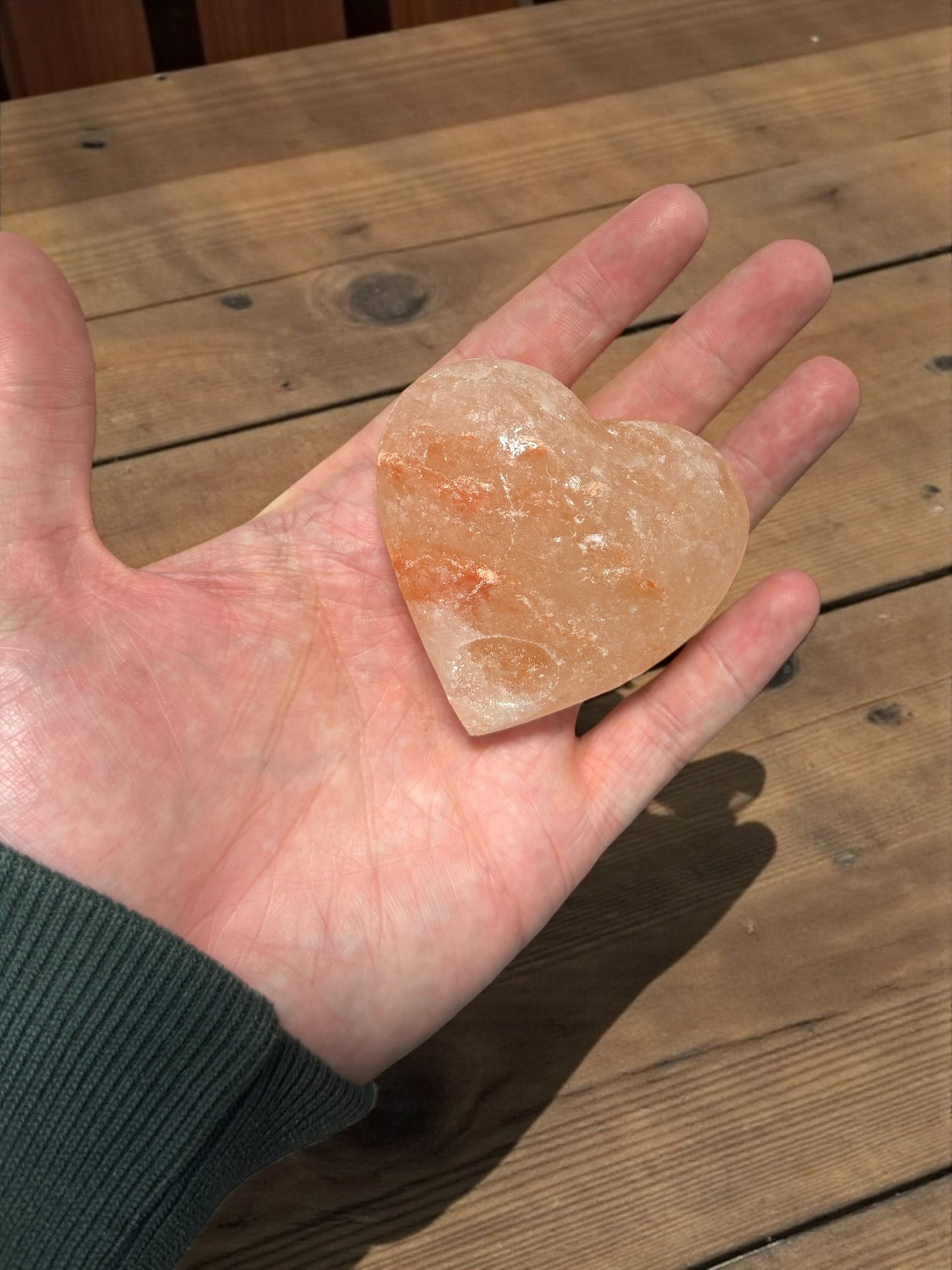 Himalayan Salt Heart Massage Stone