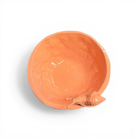 Pink Snail Cast Iron Bowl