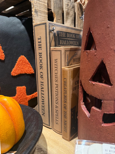 Halloween Linen Book Storage Box