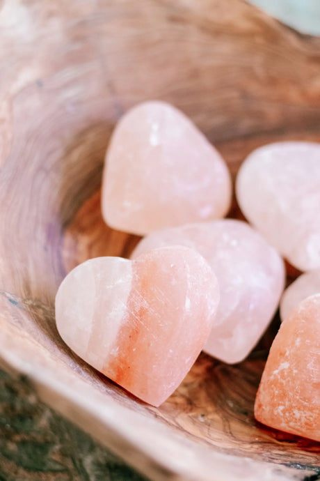 Himalayan Salt Heart Massage Stone