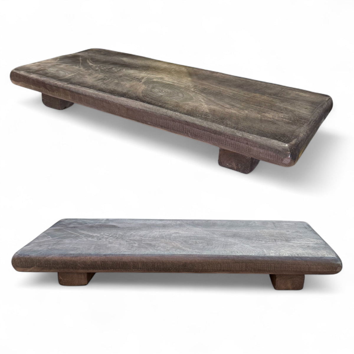 Rustic Found Decorative Wood Board Display Riser – Rust & Cinder