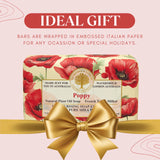 Poppy Triple-Milled Soap Bar | Wavertree & London