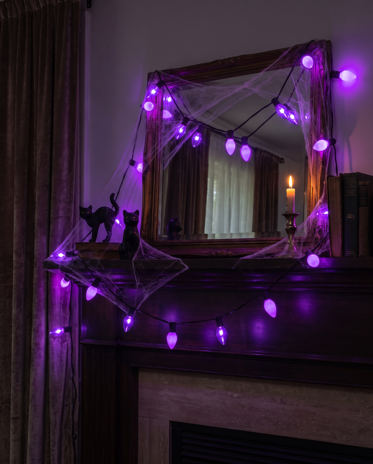 Black Cat Purple Classic Light Strand | Tru-Tone