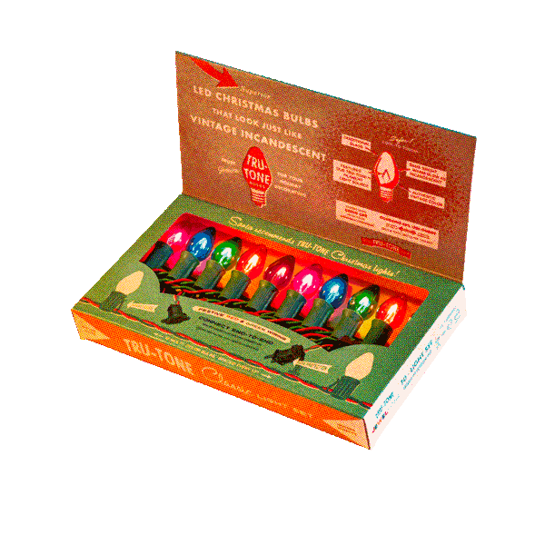 Tru-Tone Vintage-Inspired Colored Light Sets