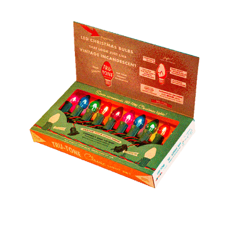 Tru-Tone Vintage-Inspired Colored Light Sets