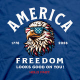 America Eagle Patriotic Men's T-Shirt