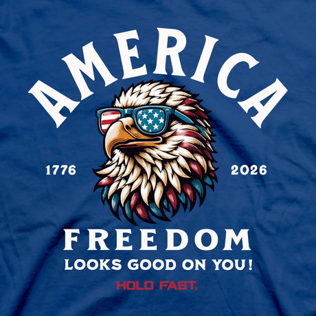 America Eagle Patriotic Men's T-Shirt