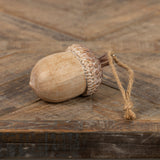 Brown Resin Acorn Ornament