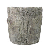 Faux Bois Wood Concrete Log Planter