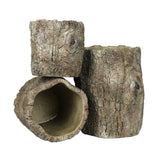 Faux Bois Wood Concrete Log Planter