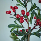 Faux Berry and Leaf Branch Picks