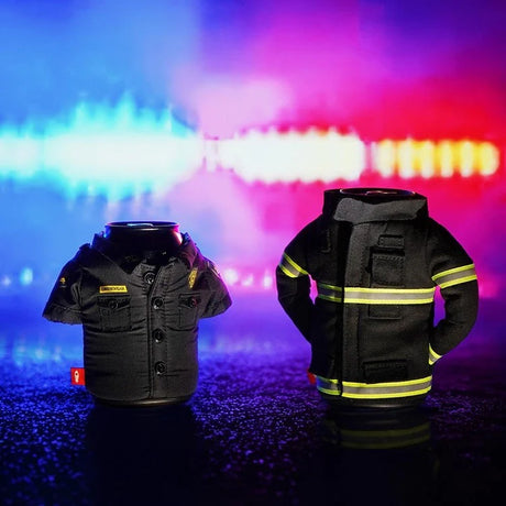 The Backdraft Fireman Insulated Can Cooler | Puffin Drinkwear