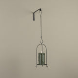 Metal Hanging Candle Lantern with Hook