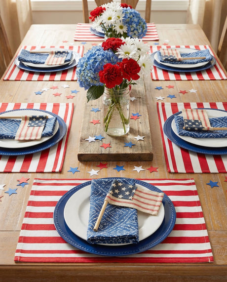 Mini Fabric American Flag Pick