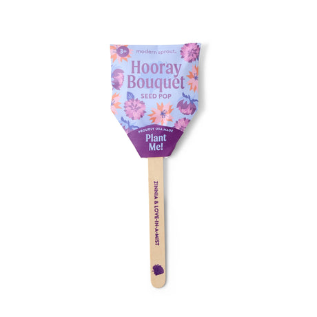 Plantable Wildflower Seed Pop Gift | Modern Sprout
