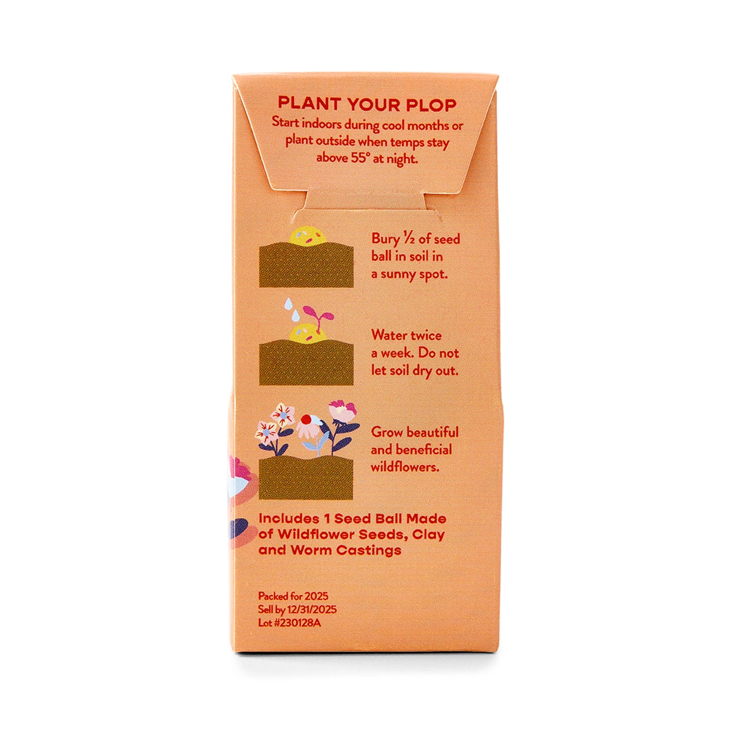 wildflower seed for clay soil Easter Wildflower Plop Seed Ball