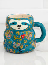 Sylvia the Sloth Folk Art Coffee Mug